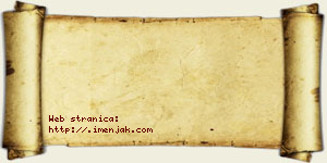 Tijana Blagojević vizit kartica